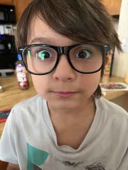 Blue Kids' Square Glasses #208316 | Zenni Optical